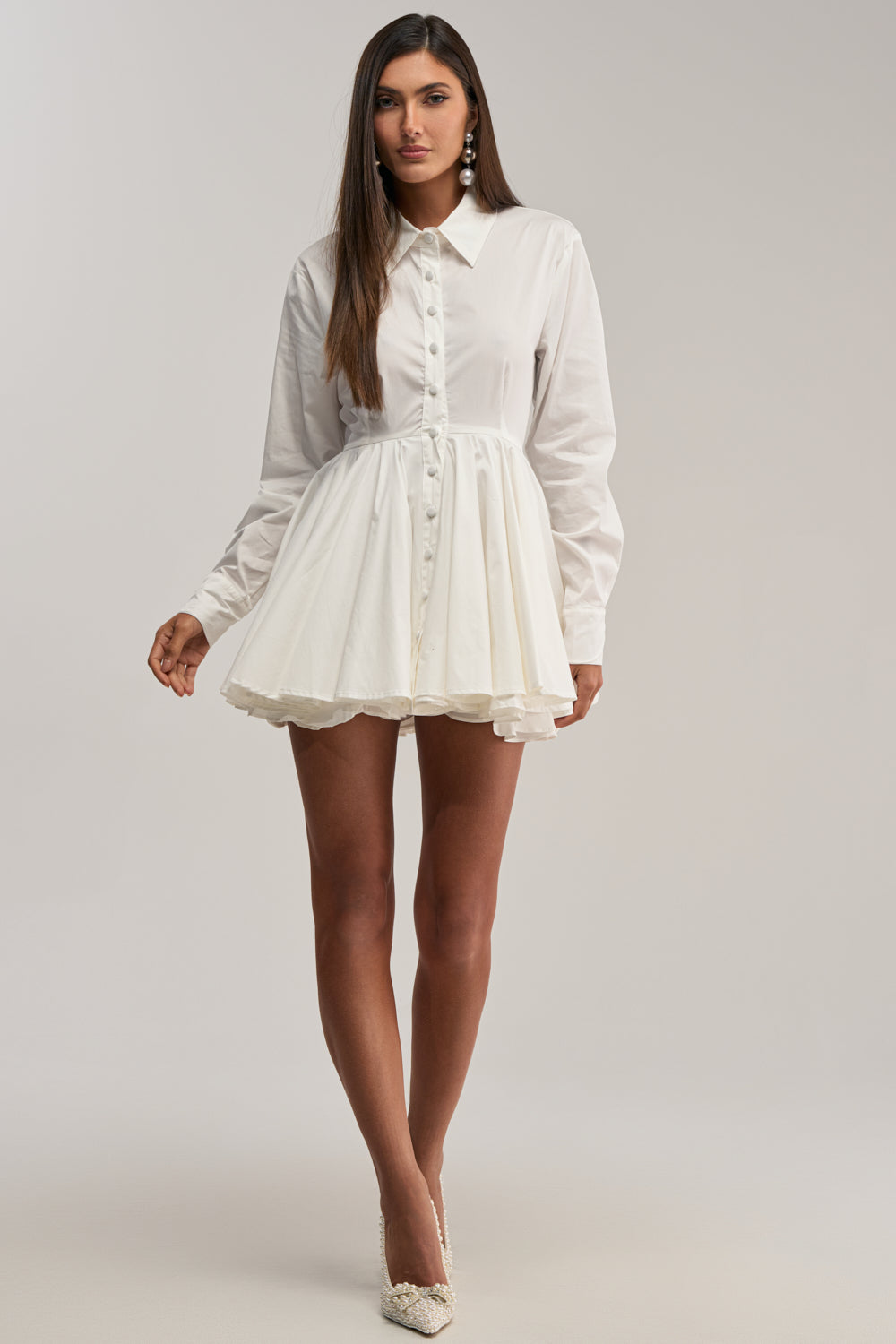 THE IT GIRL POPLIN MINI DRESS