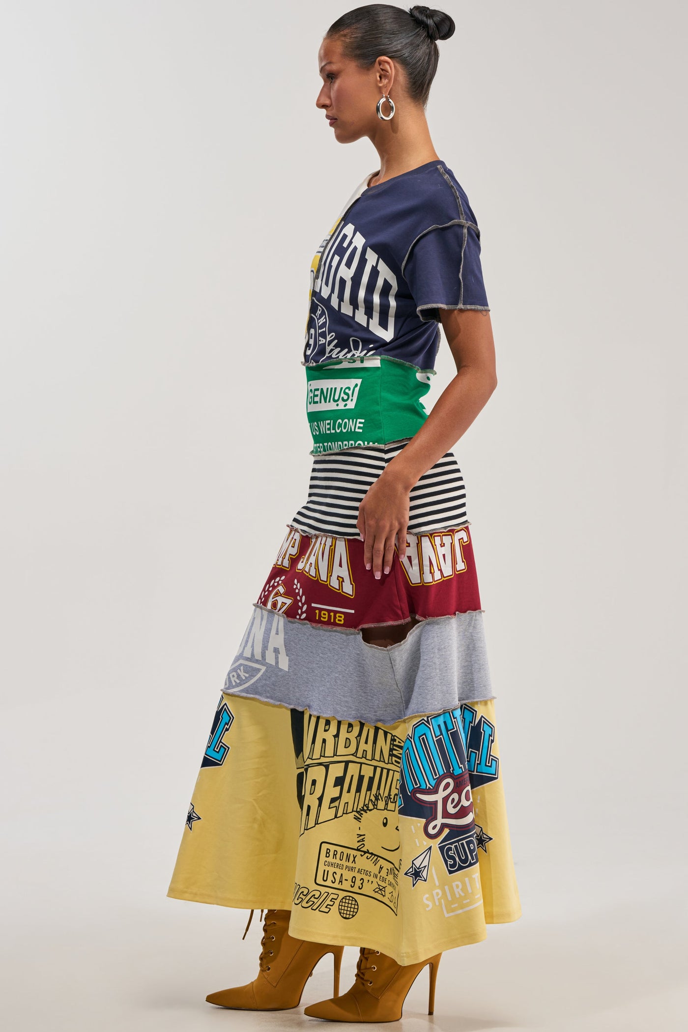 COOL GIRL ENERGY TSHIRT MAXI DRESS