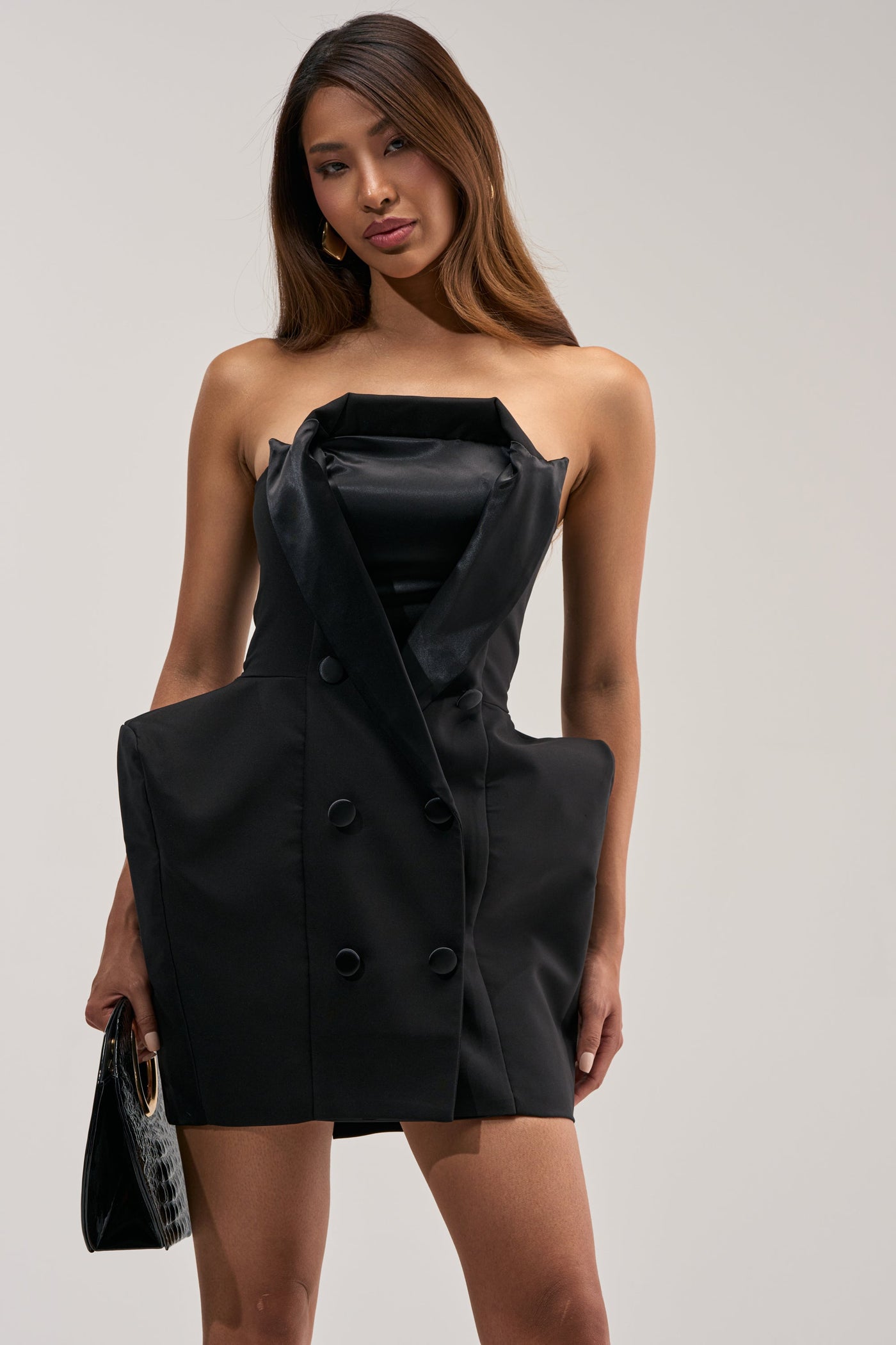 THE MAIN EVENT SUITING MINI DRESS