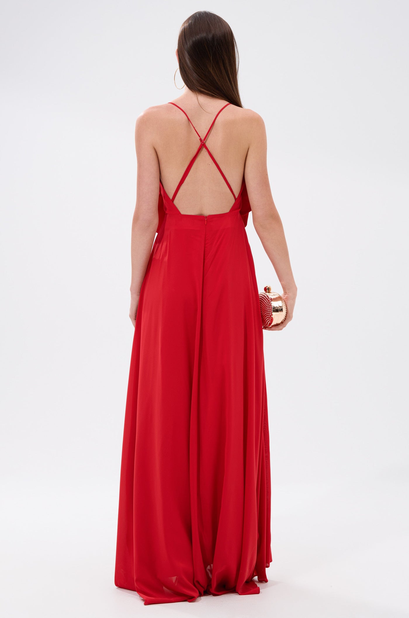 LANIE MAXI DRESS WITH FLOWER APPLIQUE