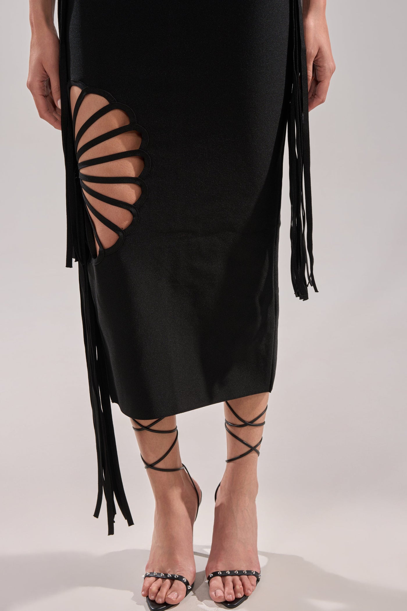 BROOKE CUTOUT MIDI DRESS