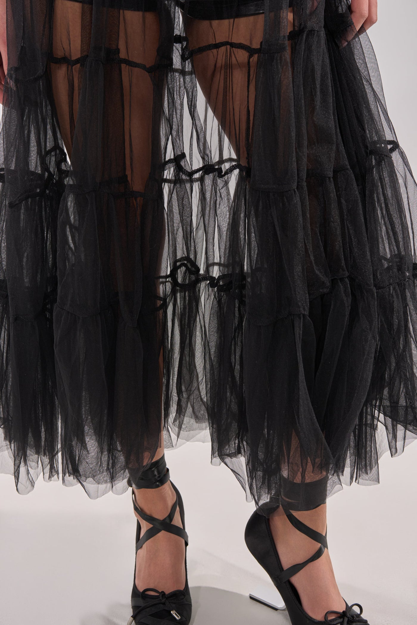PERFECT FOR LAYERING TULLE MAXI DRESS