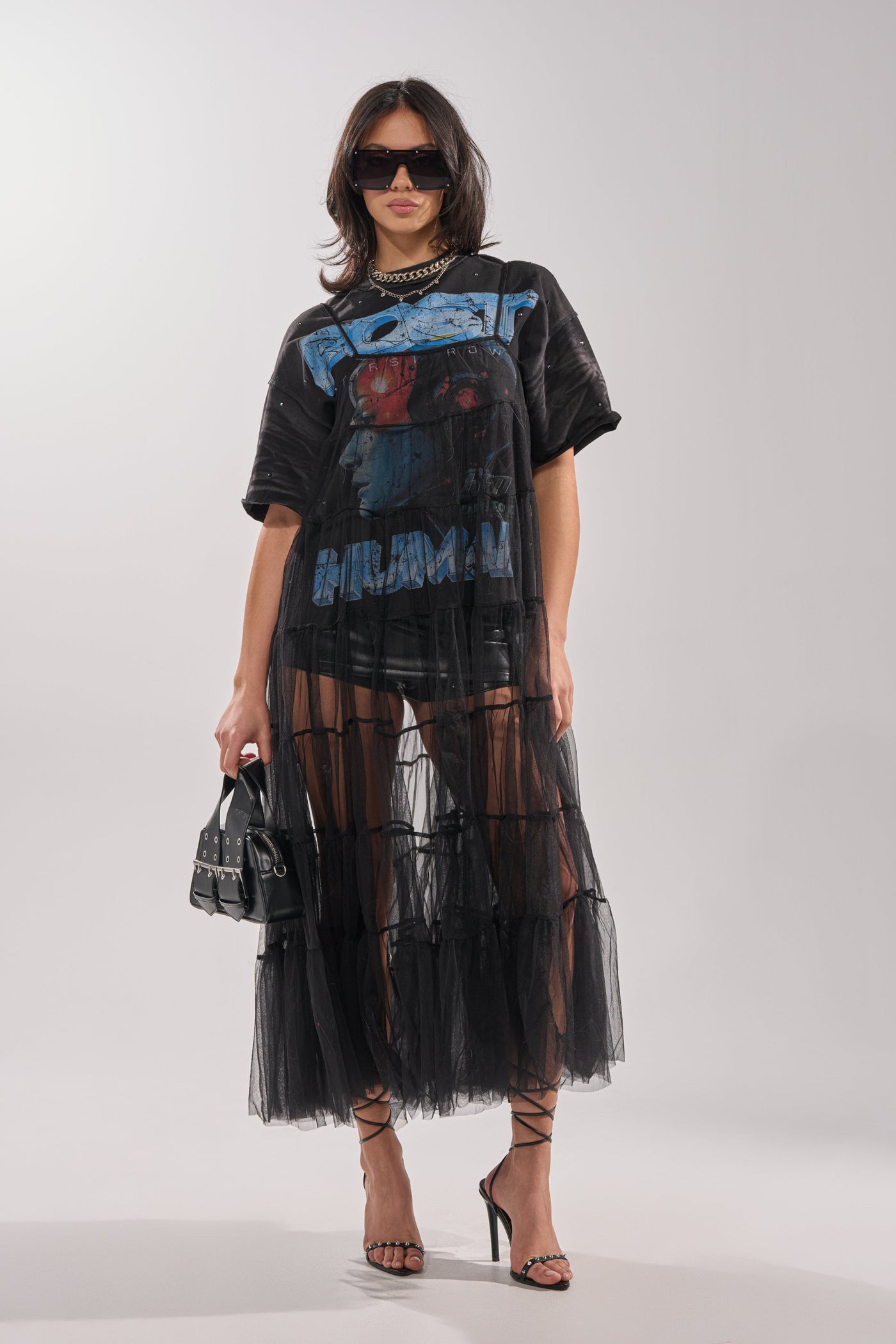 PERFECT FOR LAYERING TULLE MAXI DRESS