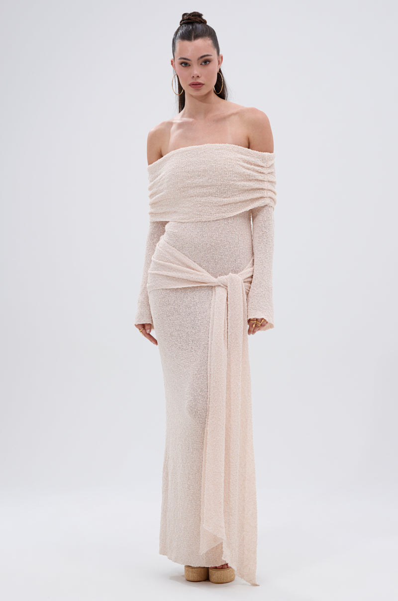IN YOUR DREAMS KNIT MAXI DRESS