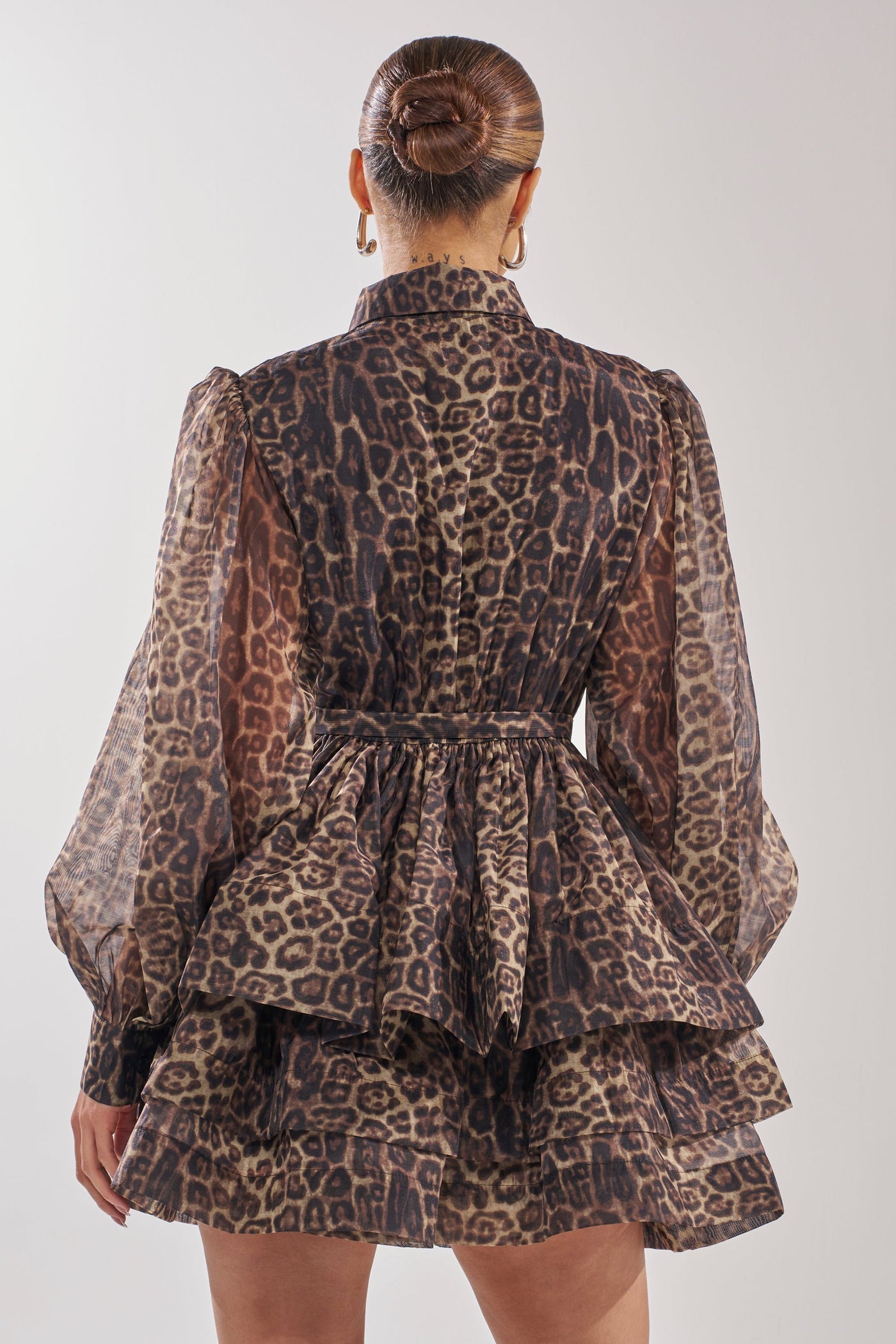 CHICEST OF CHIC LEOPARD PRINT MINI DRESS