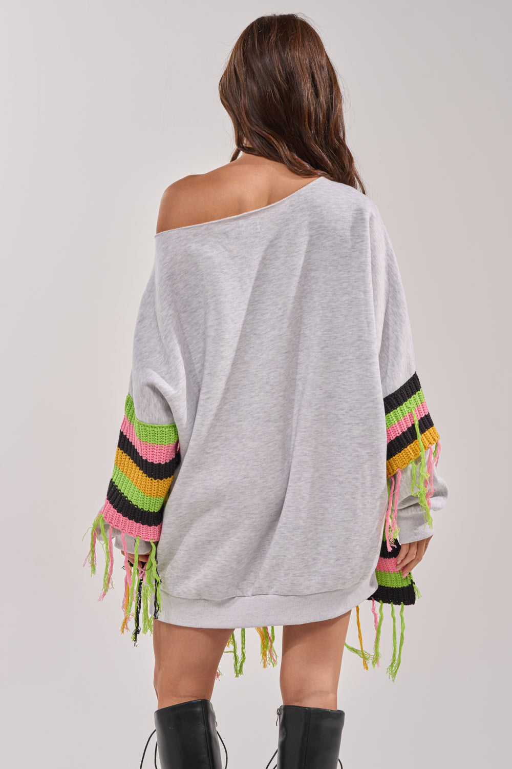 MOST LOVED SWEATSHIRT MINI DRESS