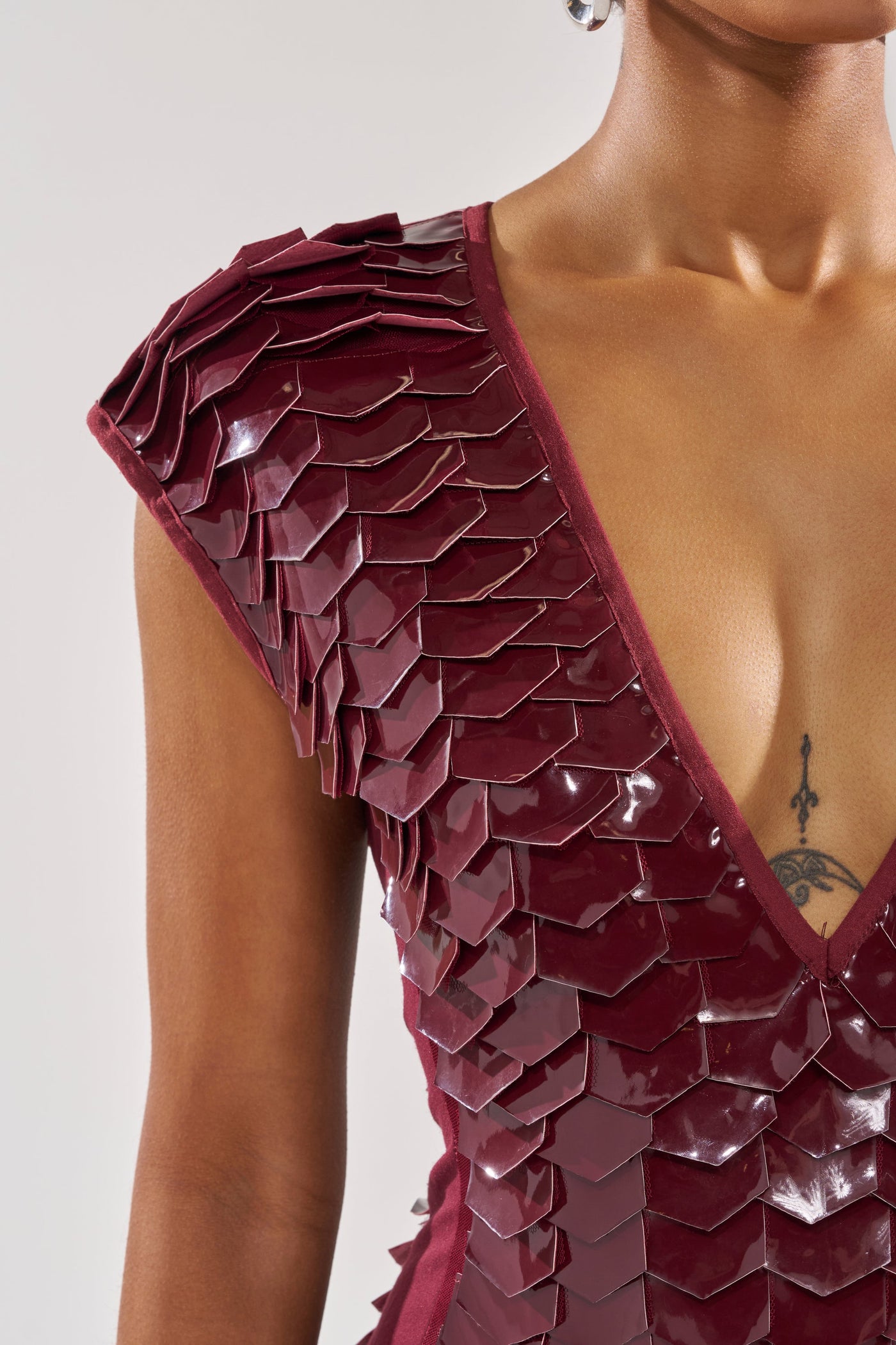 CRAZY IN LOVE SCALE MINI DRESS