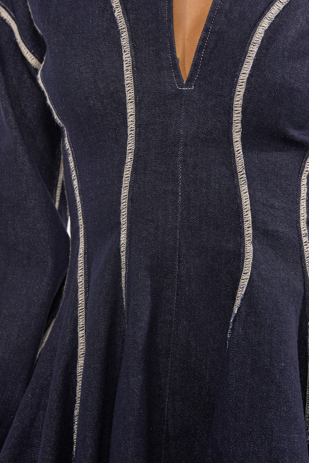 PLAYDATE DENIM MINI DRESS