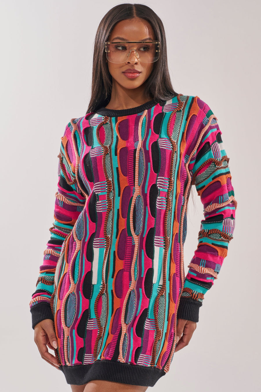 CARLTON COULD NEVER KNIT SWEATER DRESS