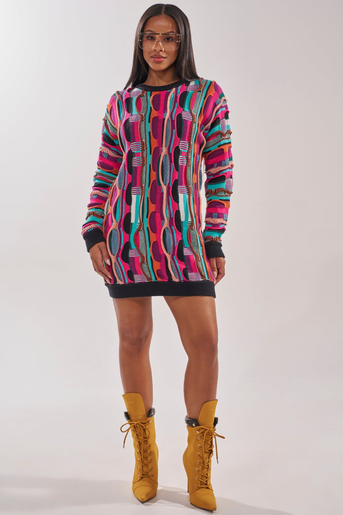 CARLTON COULD NEVER KNIT SWEATER DRESS