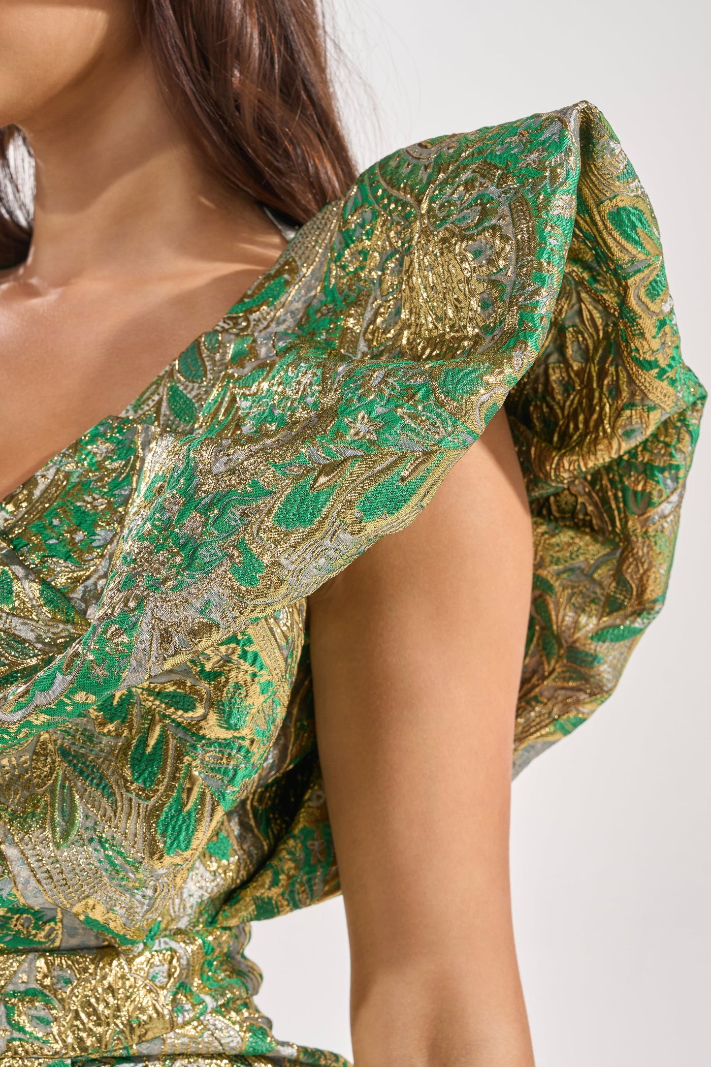 BEST DRESSED BROCADE MINI DRESS
