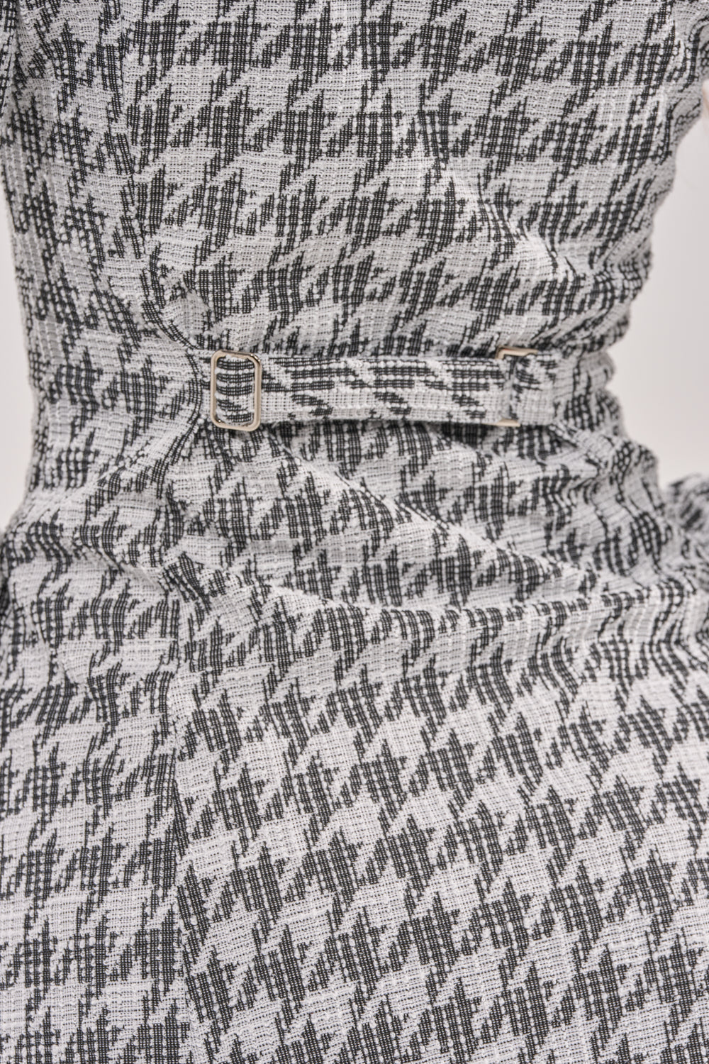 TALIA TWEED LONG SLEEVE COLLARED DRESS
