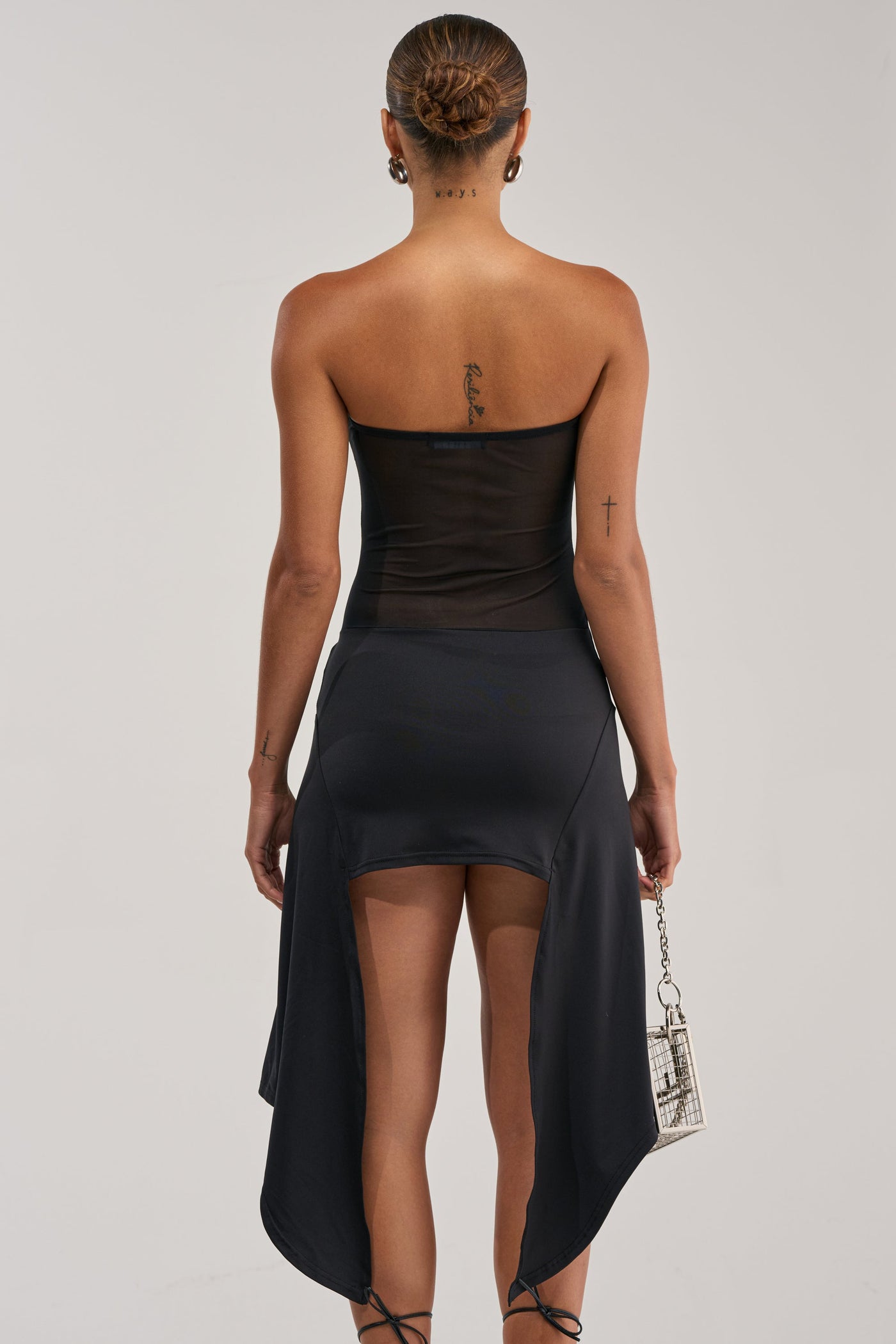 BAD BEHAVIOR MINI DRESS IN BLACK