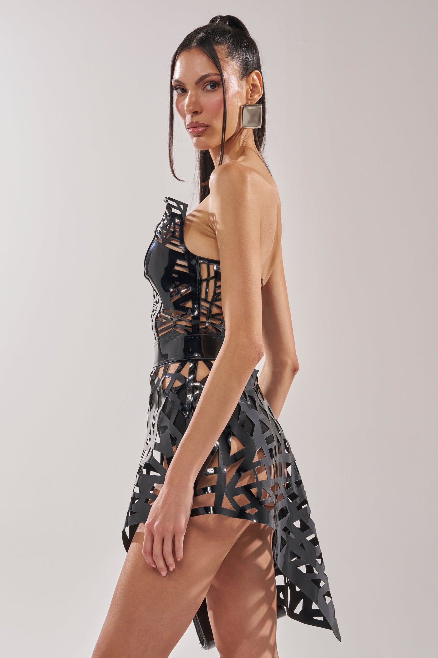 PARTY IN THE BACK CUT OUT MINI DRESS