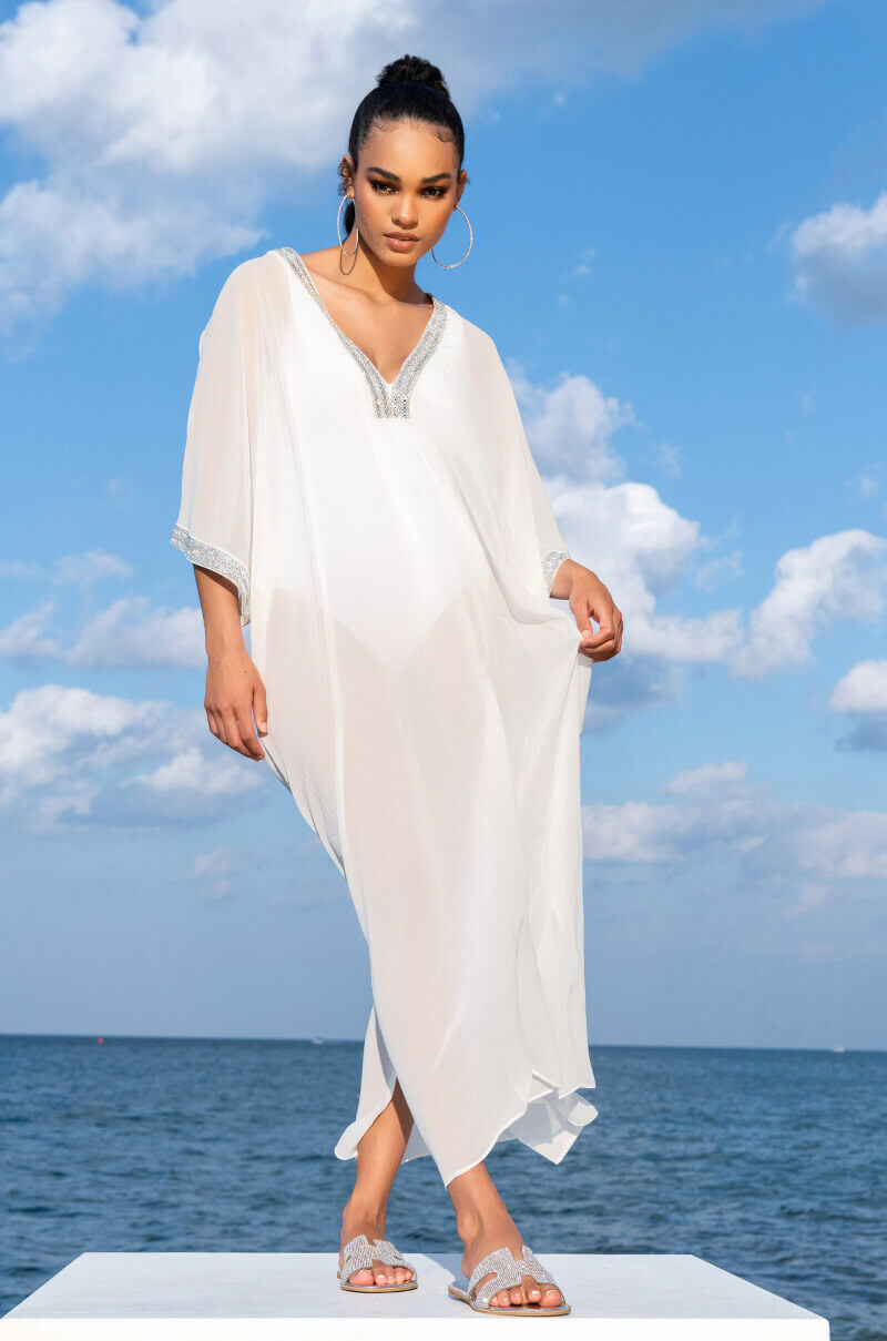 SLAY ALL DAY OVERSIZED COVER UP MAXI DRESS